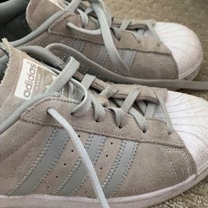 Adidas Gray Superstars
